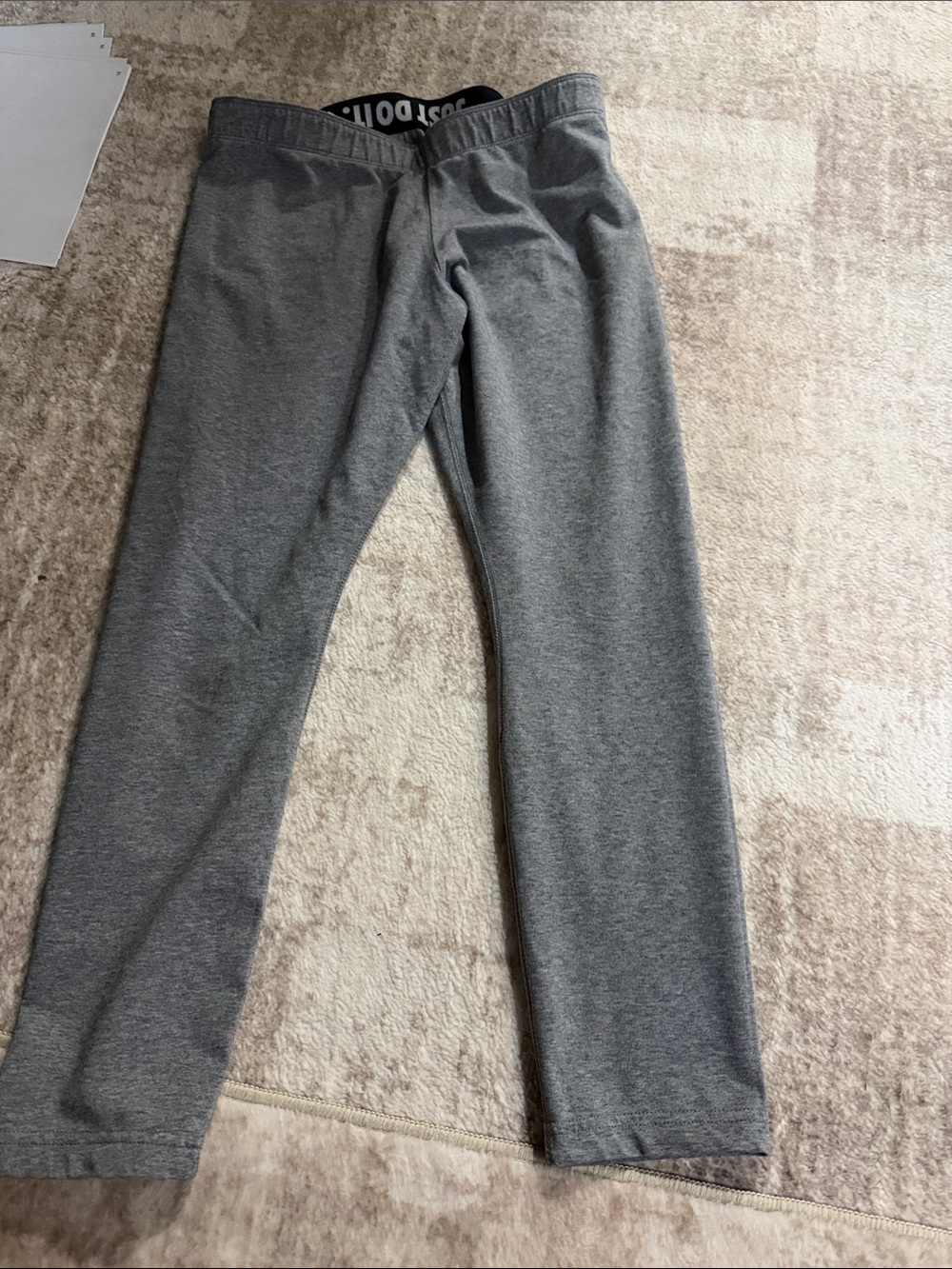 Nike Gray Athletic Capri